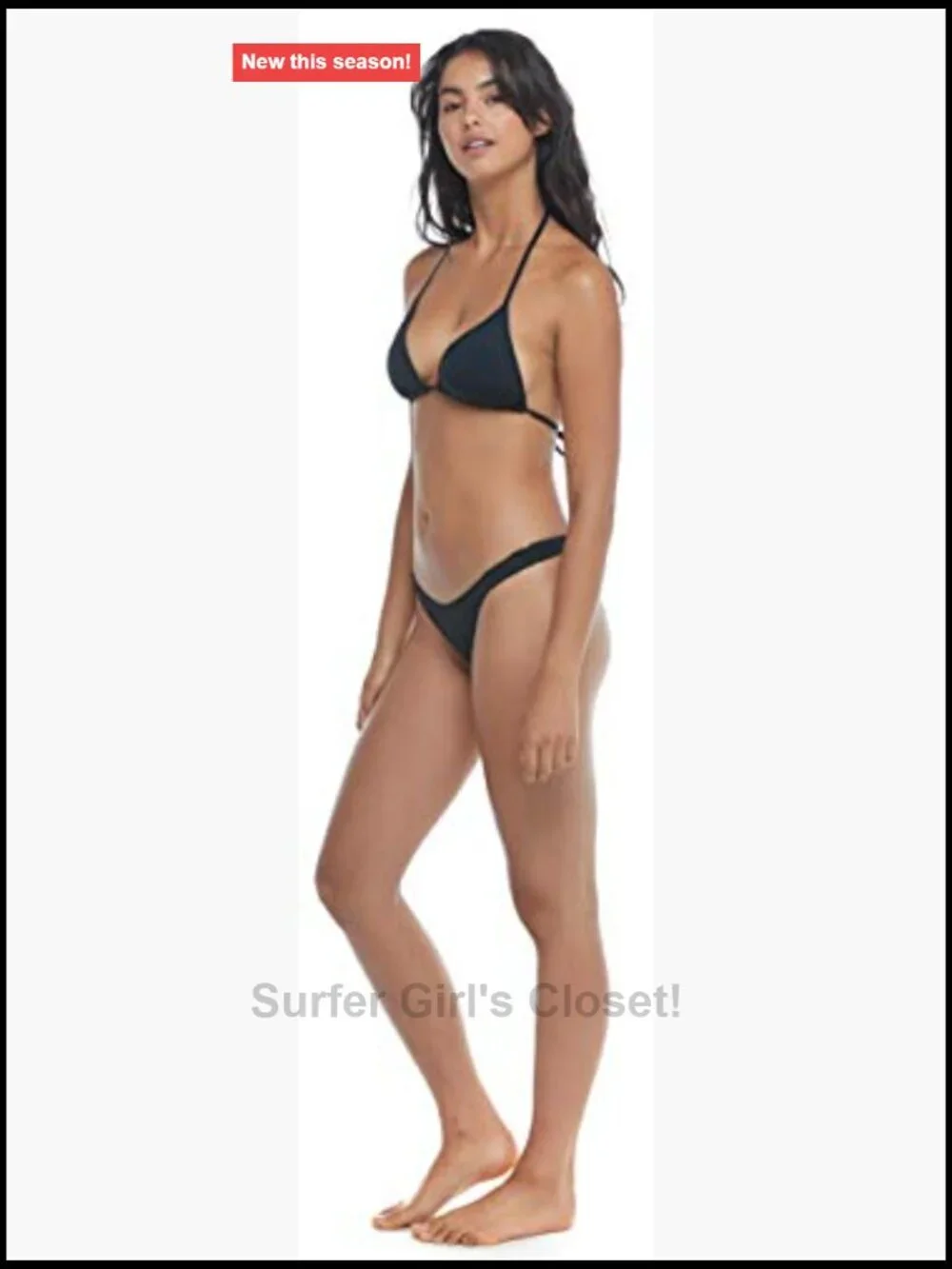 Triangle Slider Bikini Top with Removable Cups